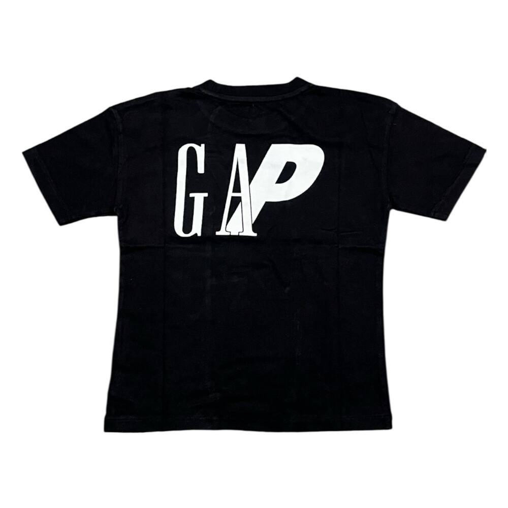 Palace x GAP Logo Black Youth T-Shirt - Unisex Casual Tee - Size Small -NWT